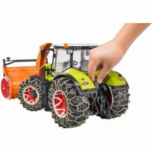 Obrázek k výrobku 81540 - BRUDER Traktor Claas Axion 950 se sněžnou frézou