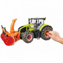 Obrázek k výrobku 81540 - BRUDER Traktor Claas Axion 950 se sněžnou frézou