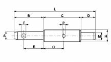 Obrázek k výrobku 55991 - Čep 22x28x22 mm