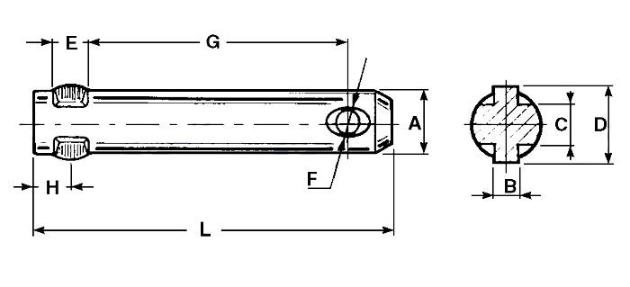 Obrázek k výrobku 25987 - Čep 28x143 mm