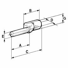 Obrázek k výrobku 60113 - Čep pro zavěšení bočnice 11 mm