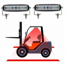 Obrázek k výrobku 62088 - Červená světelná LED rampa 10-80V 18W