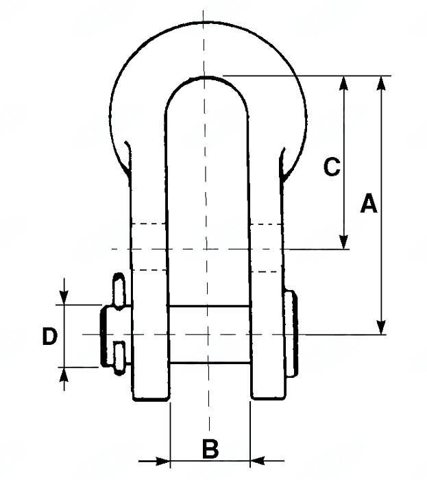 Obrázek k výrobku 25963 - Článek řetězu s kolíkem 14 mm