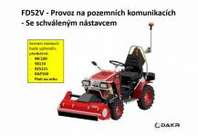 Obrázek k výrobku 79602 - DAKR Panter FD52V malotraktor