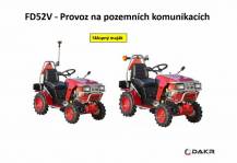 Obrázek k výrobku 79602 - DAKR Panter FD52V malotraktor