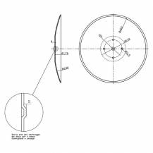 Obrázek k výrobku 61023 - Disk hladký vydutý Ø 460/4mm AMAZONE