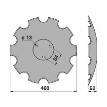 Obrázek k výrobku 24366 - Disk zubatý
