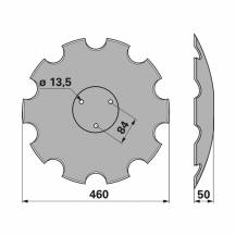 Obrázek k výrobku 24367 - Disk zubatý