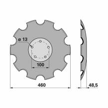 Obrázek k výrobku 24368 - Disk zubatý