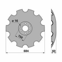 Obrázek k výrobku 24370 - Disk zubatý