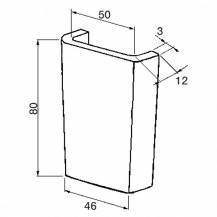 Obrázek k výrobku 56316 - Držák páky ruční brzdy 520mm