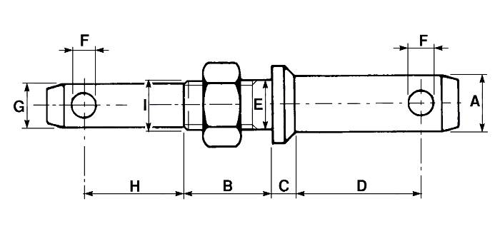 Obrázek k výrobku 20310 - Dvojitý čep 22x25mm