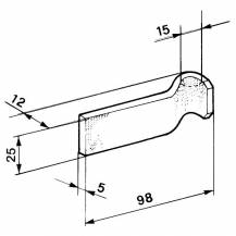 Obrázek k výrobku 18841 - hák zavírání postranice číslo 00590
