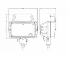 Obrázek k výrobku 59883 - Halogenové pracovní světlo 168x100mm s držadlem