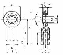 Obrázek k výrobku 15243 - hlava 10 mm s vnitřním závitem M10x1,5