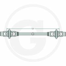 Obrázek k výrobku 73467 - Homokinetická kardanová hřídel double, 860 mm, 26 kW