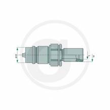 Obrázek k výrobku 27952 - Hydraulická rychlospojka Faster 18x1,5 s přepážkou - vnější závit