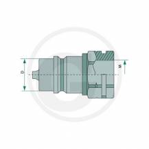 Obrázek k výrobku 27953 - Hydraulická rychlospojka G 1/2" - vnitřní závit