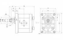Obrázek k výrobku 40627 - Hydraulické čerpadlo GR 2 ECO, 12 ccm pravotočivé