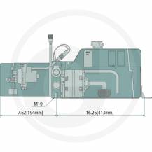 Obrázek k výrobku 124000 - Hydraulický agregát 12V-1,8kW-9,8