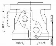 Obrázek k výrobku 62313 - Hydraulický motor DANFOSS OMP X 80