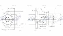 Obrázek k výrobku 59936 - Hydraulický motor Danfoss WR320