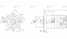 Obrázek k výrobku 59939 - Hydraulický motor Danfoss WS100