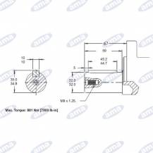 Obrázek k výrobku 59940 - Hydraulický motor Danfoss WS125