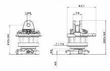 Obrázek k výrobku 55559 - Hydraulický rotátor s RH přírubou 5 tun