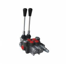 Obrázek k výrobku 30520 - Hydraulický rozvaděč dvoupáčkový P40 1x dvoučinný, 1x dvoučinný s plovoucí polohou P40