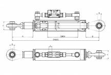 Obrázek k výrobku 60794 - Hydraulický třetí bod 460-620 mm, OKO/OKO