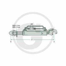 Obrázek k výrobku 27243 - Hydraulický třetí bod 714/954 mm