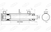 Obrázek k výrobku 54522 - Hydraulický válec bez konců