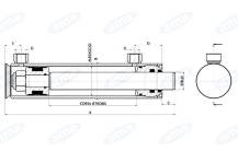 Obrázek k výrobku 62630 - Hydraulický válec bez konců 80/40/900