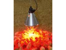 Obrázek k výrobku 125348 - Infralampa KERBL 2228 ARTAS, 175W s hliníkovým stínítkem 21cm a kabelem 2,5 m