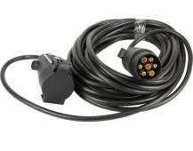 Obrázek k výrobku 112580 - Kabel se 7pólovým konektorem/zásuvkou, 5 m