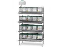 Obrázek k výrobku 125407 - Klec pro křepelky GAUN 32220 přídavné patro k 0440