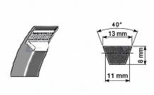 Obrázek k výrobku 32247 - klínový řemen A20, 13x510 Li - 13x544 Lp