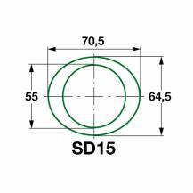 Obrázek k výrobku 28209 - Kloubová hřídel W2100, 1010 mm