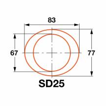 Obrázek k výrobku 28794 - Kloubová hřídel W2400, 560 mm S4LH/S5