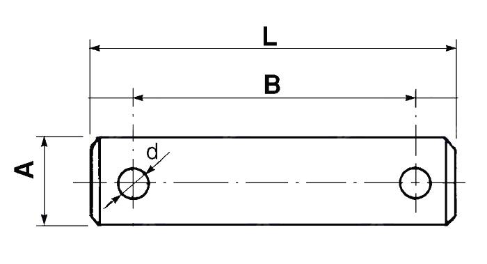 Obrázek k výrobku 70301 - Kolík k třetím bodům 152 mm