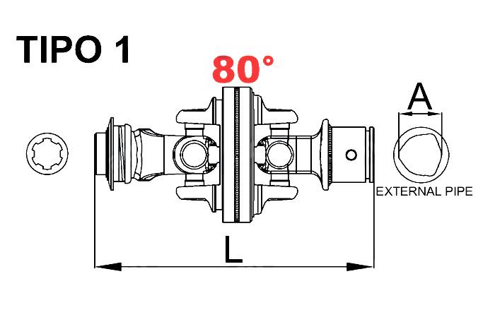 Obrázek k výrobku 20836 - Kompletní kloub homokinetického kardanu 6 kat. vnější