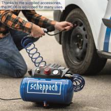 Obrázek k výrobku 80758 - Kompresor bezolejový 6l Scheppach HC 06