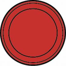 Obrázek k výrobku 59721 - Kontrolka bez symbolu kulatá, červená