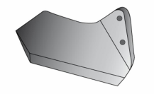 Obrázek k výrobku 62900 - Křídlové ostří úzké pravé typu HORSCH