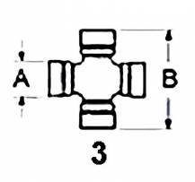 Obrázek k výrobku 53852 - Kříž kardanu 22x52