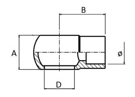 Specifikace - Kruhové hrdlo navařovací 3/8" / 12 mm