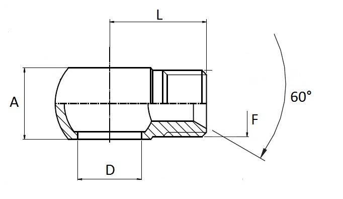 Specifikace - Kruhové hrdlo se závitem 1/2"/ 1/2"