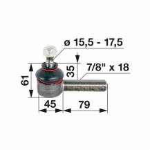 Obrázek k výrobku 31202 - Kulový kloub 7/8" UNF pravý