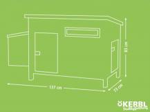 Obrázek k výrobku 75499 - Kurník pro slepice KERBL 81731 BARNEY